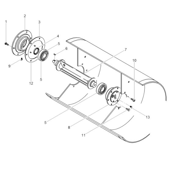 Exciter Assembly for RD11 Roller
