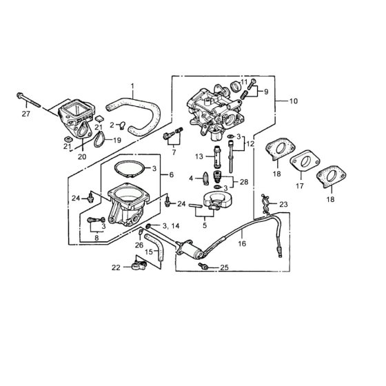 Carburettor Assembly for RD11