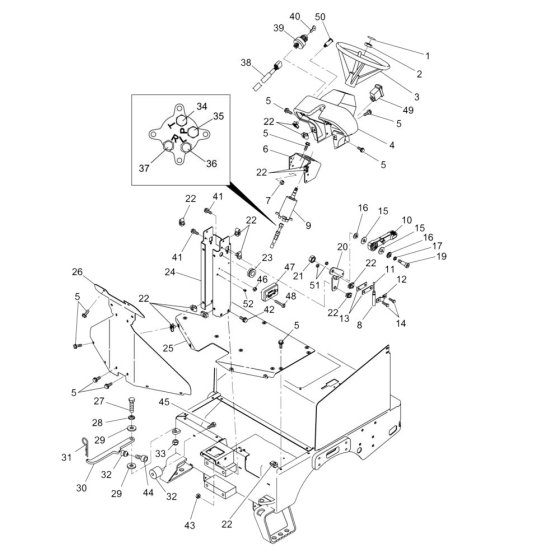 Steering Assembly for RD11