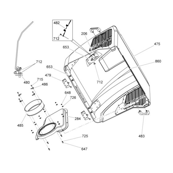 Hood Assembly for RD12 Roller