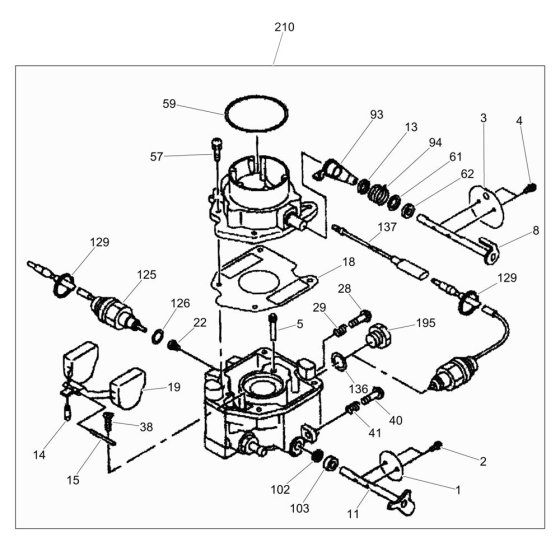 Carburettor Assembly for RD12
