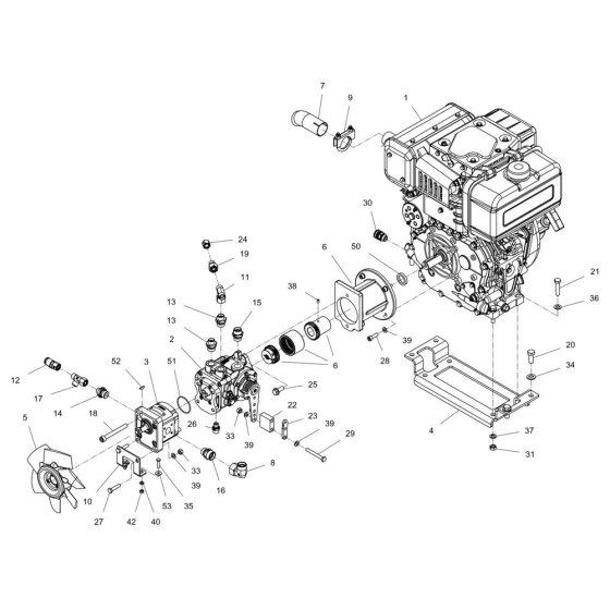 Engine Assembly for RD10 Roller
