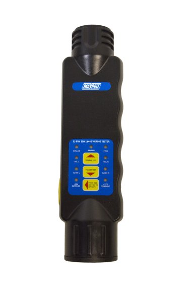 13 Pin Car and Trailer Socket Tester with LED Indicators