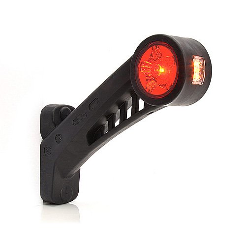 Right-Hand 45° LED Outline Marker Lamp, 10-30V, IP66, 220mm Lead (MP8711BR)