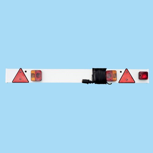 1.2m Trailer Lighting Board, 6m Cable, 7-Pin 12V, With Fog (MP256P4F6M)