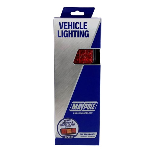 LED Triple Modular Trailer Lamp, 10-30V, Fog, Ifor Williams (MP9639)