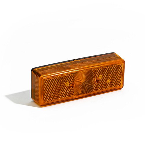 Amber Side Marker Lamp 12V, Bulb Type, Horizontal, Radex V905 (MP8184B)
