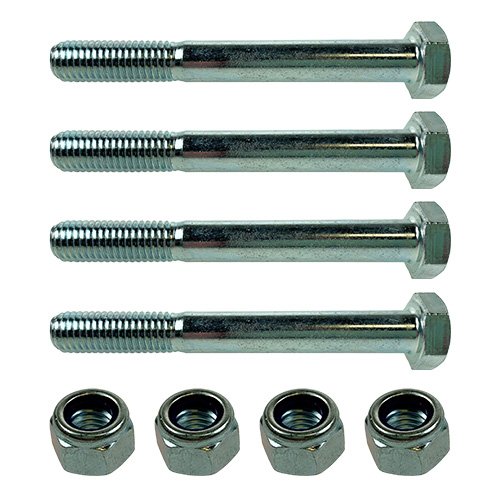 Leaf Spring Bolts & Nyloc Nuts, M12 x 80mm, Pack of 4 (MP10308)