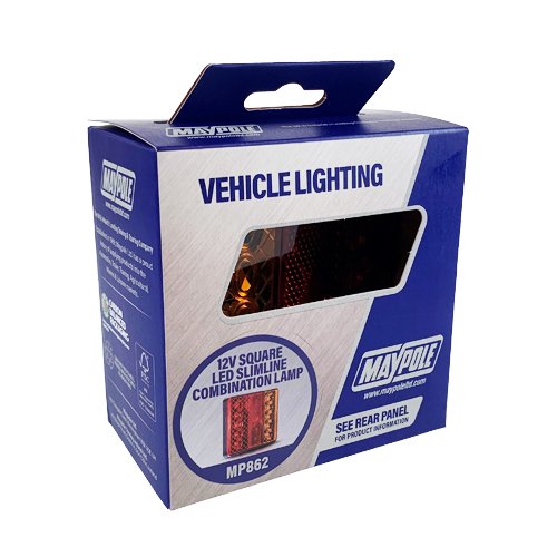 12V LED Rear Combination Lamp, Stop/Tail/Indicator/Reflector (MP862)