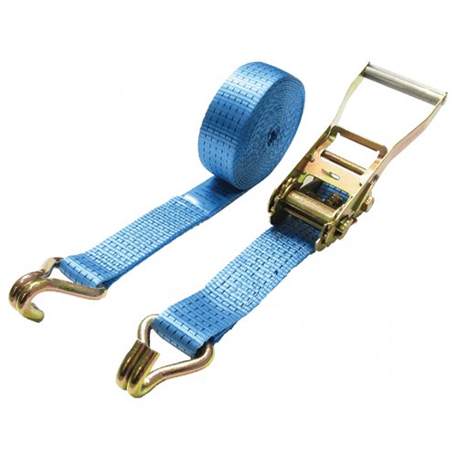 Ratchet Strap with Double J Hooks, 50mm x 4m, 5000kg (MP61204)