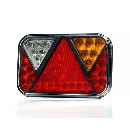12V LED Left Hand Rectangular Combination Lamp - 5 Pin