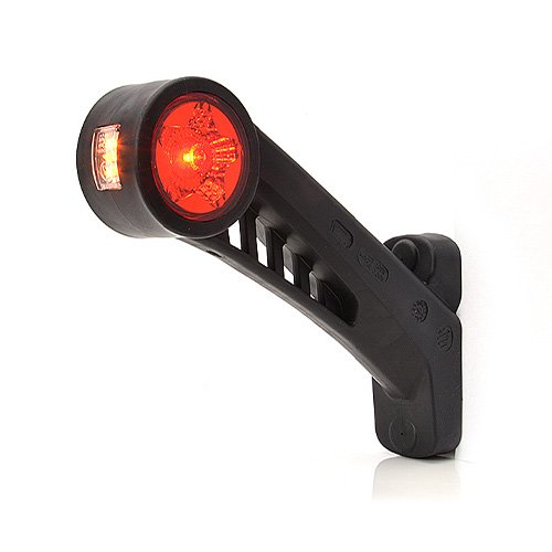 WAS LED Left-Hand 45° Outline Marker Lamp, 10-30V, IP66 (MP8711BL)