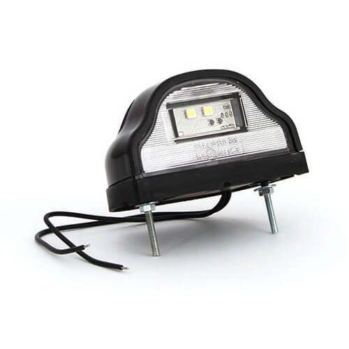 WAS LED Number Plate Lamp, 10-30V, IP66/68, Stud Mount (MP8222B)