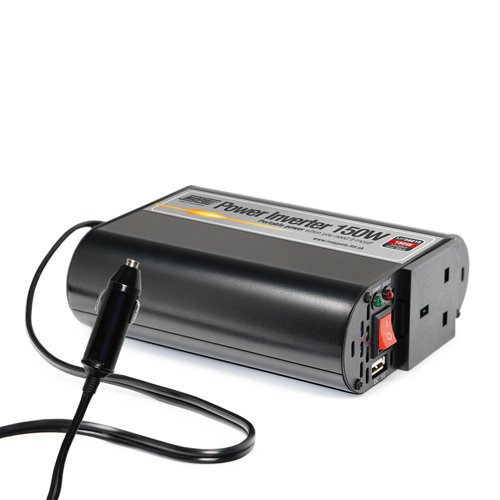 150W 12V DC to 230V AC Power Inverter With USB (MP56015)