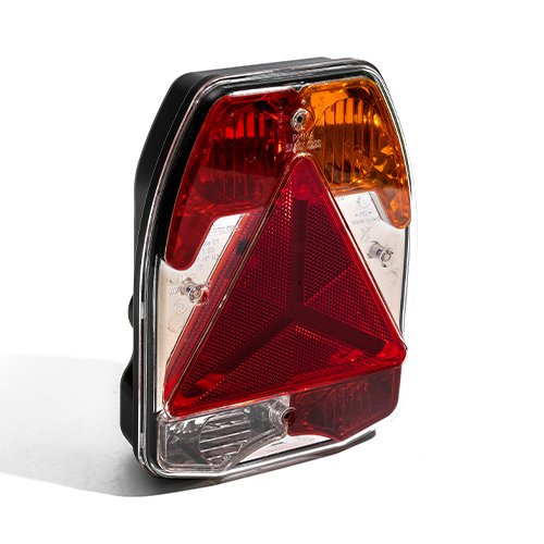 Radex Vertical Rear Combination Lamp, Right, 6+4 Pin, 12V (MP7690BR)