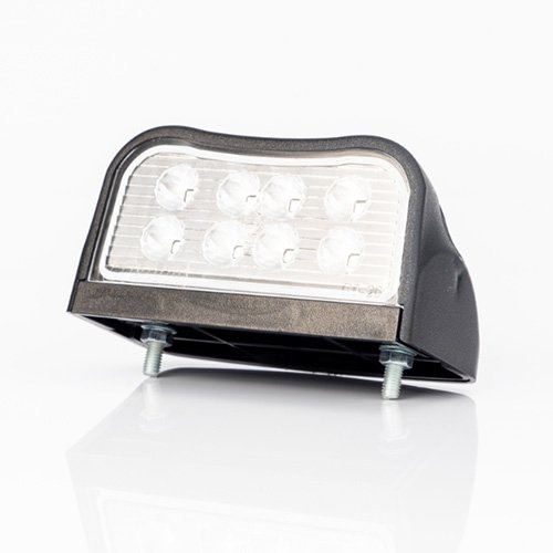 LED Number Plate Lamp 12-36V, Stud Mount, QS075 Connector (MP1698B)