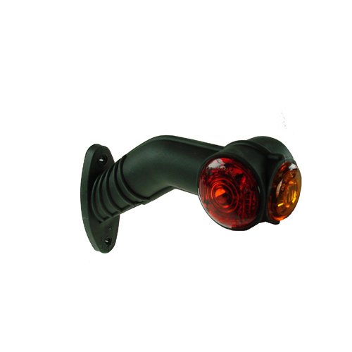 LED 10-30V 45° Right-Hand Red/White/Amber Outline Marker Lamp (MP7723BR)