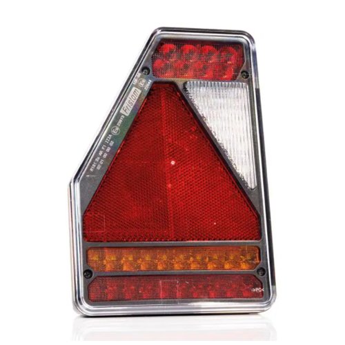 12V LED Left Hand Vertical Triangle Combination Lamp - 1m Cable