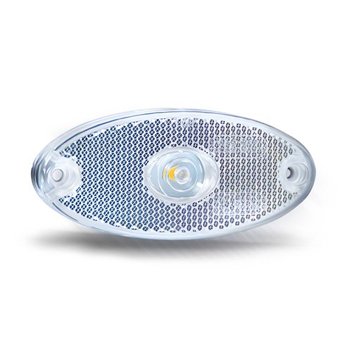 Slimline LED Front Marker Lamp, 12-24V, 1m Quick Connect Lead (MP1656BQ)