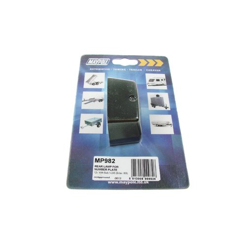 Number Plate Lamp, 12V Bulb, Britax 868, Spade, E Approved (MP982)