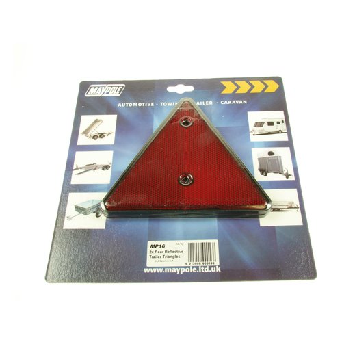 Triangle Reflector 140mm, 70mm Mounting Centres, E Approved (MP16)