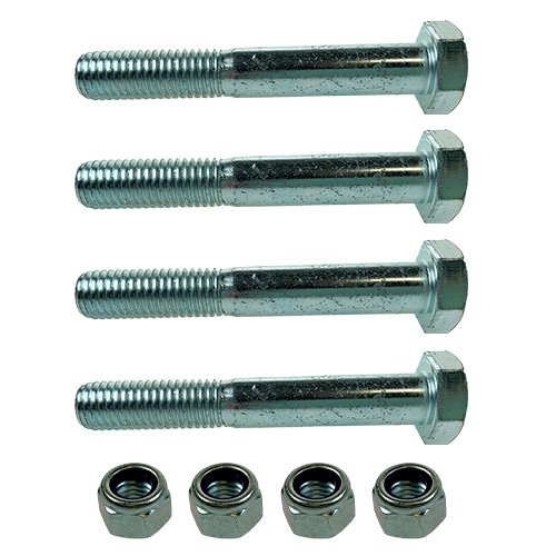 M12 x 100mm Leaf Spring Bolts & Nyloc Nuts, Grade 10.9, 4 Pack (MP10310)