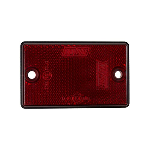 Rear Red Reflex Reflector Pair, 77 x 46 mm, Bolt Fix (MP8722)