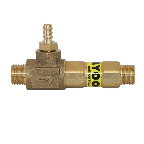 Foam Injector - V-Tuf Yellow Ayooo (8- 10 L/M) - Fixed Dose - Opf011y - V-TUF Pressure Washer Parts - OPF011Y