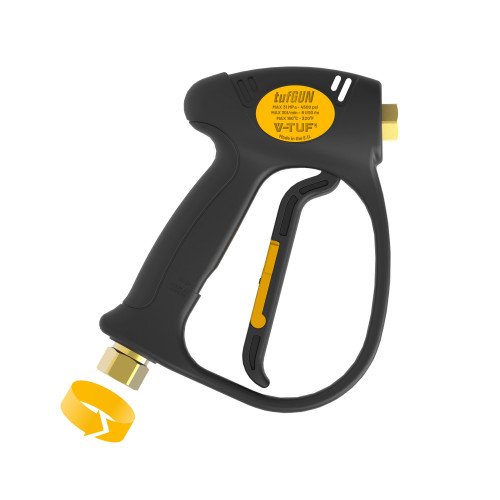 V-Tuf Tufgun310s - Heavy Duty 310bar Trigger Swivel 3/8f In X 1/4f Out - V-TUF Pressure Washer Parts - TG310S