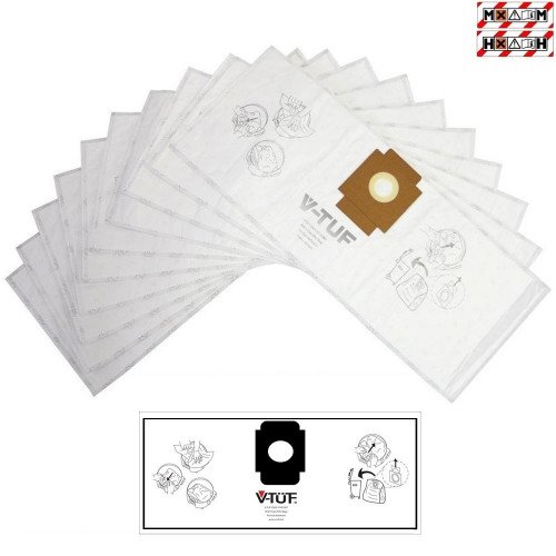 Mighty/Midi Spare Pack Of Bags (10BAGS) - V-TUF Pressure Washer Parts - VTVS7007