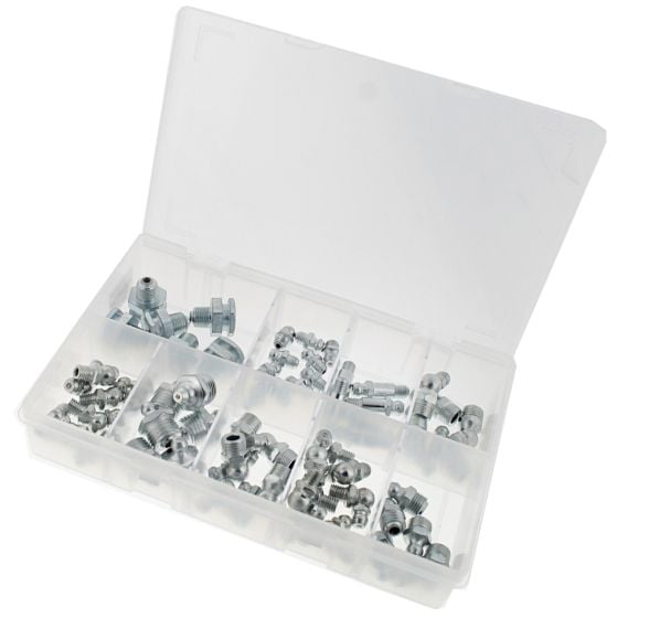 Assorted Grease Nipples Imperial BSP & UNF (60 Pieces)