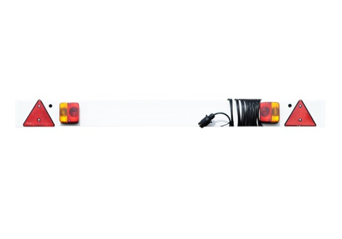 Trailer Light Board 1.53m (5ft), 8m Cable, 7-Pin, Bulb, E-Approved