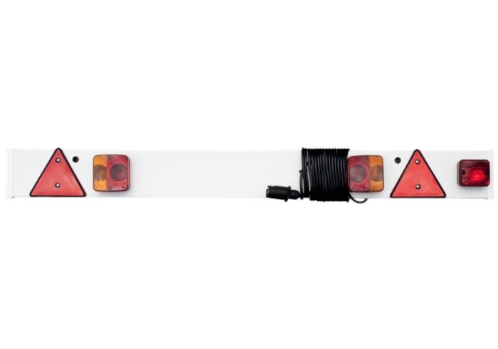 Trailer Light Board 1.2m, 10m Cable, 7-Pin 12V, With Fog Lamp