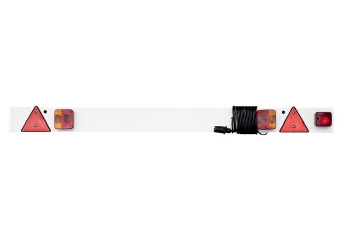 Trailer Lighting Board 1.5m, 10m Cable, 7-Pin, With Fog Lamp