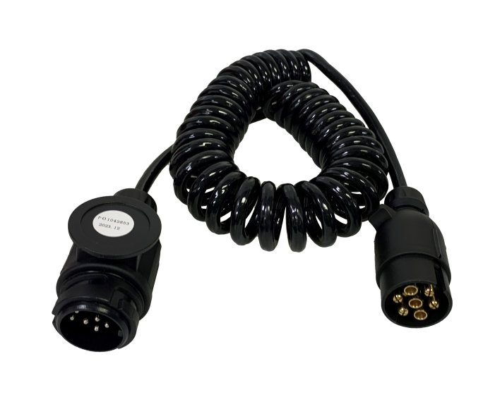7 Pin to 8 Pin Curly Conversion Lead 13 Pin Type Plug - 3m