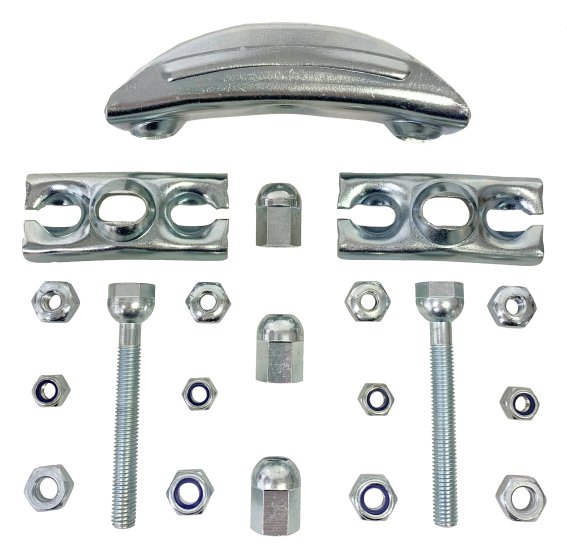 Brake Cable Compensator Kit - Twin Axle, Knott/AL-KO M8 Type