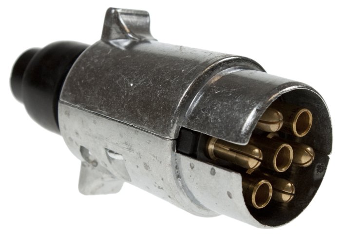 12N 7-Pin Trailer Plug, Aluminium Body
