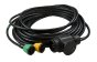 AJBA Trailer Lighting Harness 6m, 13-Pin Plug & 2x 6-Pin Connectors