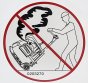 Warning Sign for Wacker DPU2540H, DPU3070H Plate Compactors - 0203270