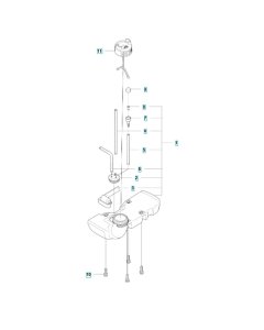 Fuel Tank Assembly for Husqvarna
