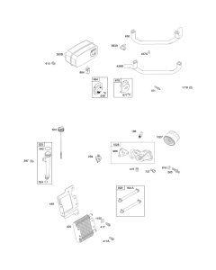 Exhaust System for Briggs & Stratton