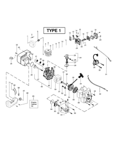 Engine for Husqvarna 24 C