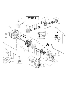 Engine-1 for Husqvarna 24 C