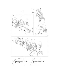 Chain Brake Assembly for Husqvarna
