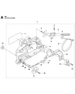 Clutch Cover for Husqvarna 460