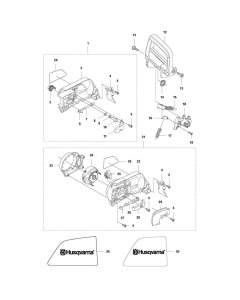 Chain Brake for Husqvarna 536Li XP