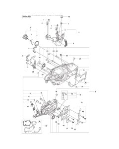 Crankcase Assembly for Husqvarna