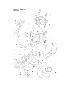 Crankcase Assembly for Husqvarna