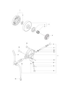 Clutch, Oil Pump for Husqvarna 562XP