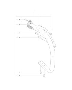 Handle Assembly for Husqvarna 562XP